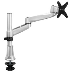 Mount-It MI-33111 Articulating Dual-Segment Single Monitor Mount, 14"H x 4"W x 5"D, Silver