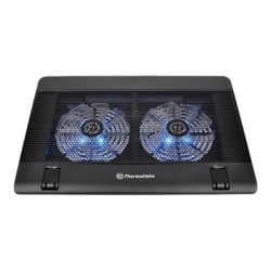 Thermaltake Massive 14² Notebook Cooler - 2 Fan(s) - 1200 rpm rpm - 441.1 gal/min - Mesh, Plastic - Black