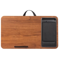 LapGear Atlas Lap Desk, 21-1/8" x 12", Walnut, 92014-RP