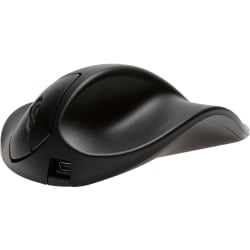 HandShoeMouse L2WB-LC Mouse - BlueTrack - Cable - Black - USB 2.0 - 1500 dpi - Scroll Wheel - 3 Button(s) - Large Right handed
