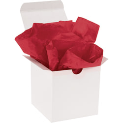 Partners Brand Gift-Grade Tissue Paper, 15" x 20", Scarlet, Pack Of 960