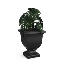 Mayne Augusta Planter, 20"H, Black