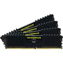 Corsair 64GB Vengeance LPX DDR4 SDRAM Memory Module Kit - 64 GB (4x 16GB) - DDR4-2666/PC4-21300 DDR4 SDRAM - 2666 MHz - CL16 - 1.20 V - 288-pin - DIMM