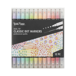 Brea Reese Dual-Tip Dot Markers, Classic, Pack Of 12 Markers