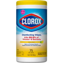 Clorox® Disinfecting Wipes, Bleach Free Cleaning Wipes - Crisp Lemon - 75 Count