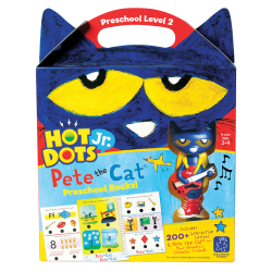 Educational Insights Hot Dots® Jr. Pete the Cat® Preschool Rocks! Set with Pete the Cat®-Your Groovin', Schoolin', Friend Pen