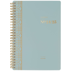 2024-2025 Cambridge® WorkStyle® Classic Weekly/Monthly Academic Planner, 5-1/2" x 8-1/2", Mellow Frost, July 2024 To June 2025, 1606-200A-46