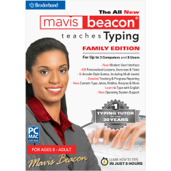 Encore™ Mavis Beacon Teaches Typing 2020, For Windows®/Mac, Product Key