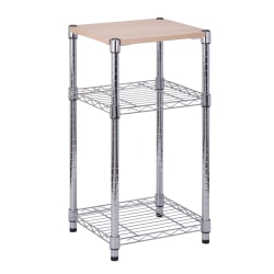 Each tier of utility shelving holds up to 200 pounds, providing a heavy duty storage solution for your kitchen. And if your cooking space is already tidy, tap this steel shelving unit to service the garage or closet.