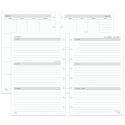 TUL® Discbound Weekly/Monthly Refill Pages, Junior Size, January To December 2023