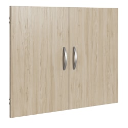 Bush Business Furniture Studio C Bookcase Door Kit, Natural Elm, Standard Delivery