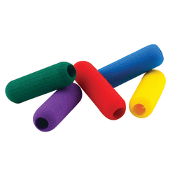 The Pencil Grip™ Foam Pencil Grips, 1 1/2", Assorted Colors, 36 Per Bag, Pack Of 2 Bags