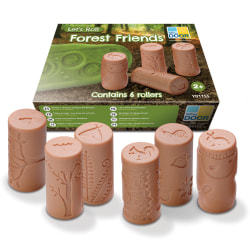 Yellow Door Let's Roll Rollers, 3" x 1-1/4", Forest Friends, Grade Pre-K To 1, Set Of 6 Rollers