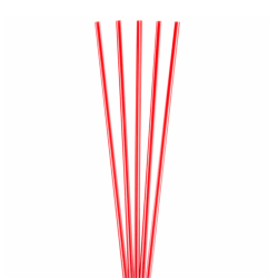 Goldmax Slim Plastic Sip 'n Stir Sticks, 5 1/4", Red, Pack Of 10,000