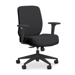 HON Altern Vinyl Low-Back Task Chair, Black