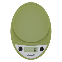 Escali Primo Digital Kitchen Scale, 1-11/16" x 8-1/2", Tarragon Green