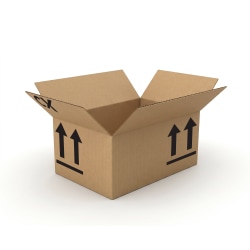 Standard-Duty Single Wall Corrugated Boxes, 9-1/2" x 6-1/2" x 4-1/2", Kraft, Total Qty 1,800