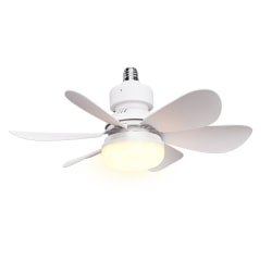 airbro™ FLA-21 3-Speed Socket Fan with Integrated Light, 21-In., White