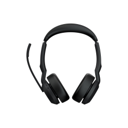 Jabra Evolve2 55 Headset - Stereo - Wireless - Bluetooth - 98.4 ft - 20 Hz to 20 kHz - On-ear - Binaural - 2559999989901