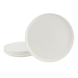 Our Table Landon 4-Piece Round Stoneware Salad Plate Set, 8-7/16", Sea Salt
