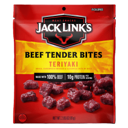Jack Link's Beef Teriyaki Tender Bites, 2.85 Oz, Total Qty 1