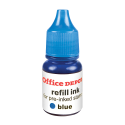 Office Depot® Brand Pre-Ink Refill Ink, Blue, Pack Of 2