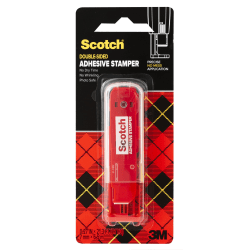 Scotch™ Permanent Double Sided Adhesive Stamper, .27 in x 21 ft, 1 Stamper, Perfect for Crafts, Scrapbook Supplies, Junk Journal Supplies, Photo Safe