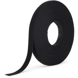 VELCRO® Brand One-Wrap Tie Bulk Roll, 0.8" x 900", Black