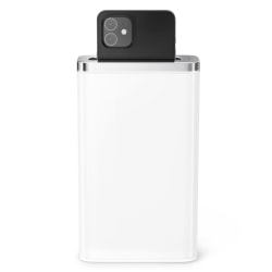simplehuman Cleanstation Phone Sanitizer With UV-C Light, 7-5/8"H x 4-1/2"W x 2"D, White