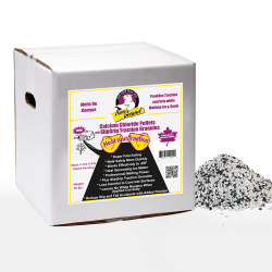 Bare Ground Calcium Chloride Pellets, With Traction Granules, 40-Lb Box