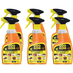 Goo Gone Spray Gel - Gel - 12 oz (0.75 lb) - Bottle - 6 / Carton - Orange