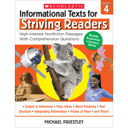 Scholastic Informational Texts For Striving Readers: Grade 4