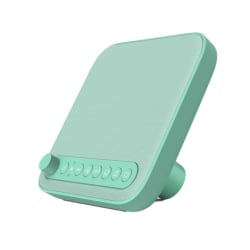 Pure Enrichment Wave Baby Soothing Sound Machine, 5-1/2"H x 1-3/4"W x 5-1/2"D, Mint Green