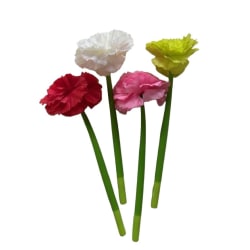 Saxon Imports Flower Gel Pen, Medium Point, 0.7 mm, Green Barrel, Black Ink