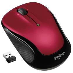 Logitech® M325 Wireless Mouse, Red