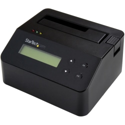 StarTech.com Hard Drive Eraser and Docking Station Standalone - 4Kn Support - TAA - 2.5 / 3.5 SATA SSD/HDD Dock & Wiper - Standalone hard drive eraser lets you quickly wipe your drive w/o having to connect to a host computer