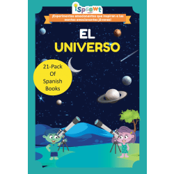 iSprowt Spanish Translation Books, Universe, Pack Of 21 Books