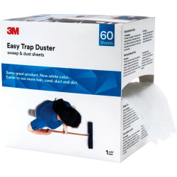 3M Easy Trap Duster System - 6" Width - Fiber - White - 60 Box - 8 / Carton