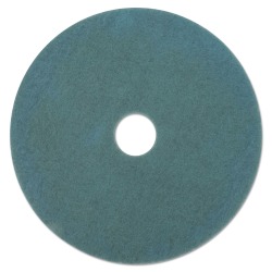 3M™ Aqua Burnish Floor Pads 3100 Ultra High-Speed Floor Burnishing Pads, 27" Diameter, Aqua, 5/Carton