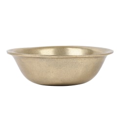 Cravings By Chrissy Teigen Rough Aluminum Bowl, 10", Champagne Gold
