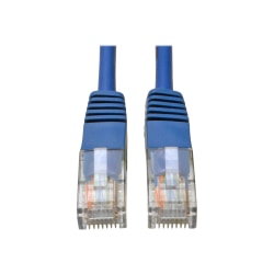 Eaton Tripp Lite Series Cat5e 350 MHz Molded (UTP) Ethernet Cable (RJ45 M/M), PoE - Blue, 25 ft. (7.62 m) - Patch cable - RJ-45 (M) to RJ-45 (M) - 25 ft - UTP - CAT 5e - molded, stranded - blue