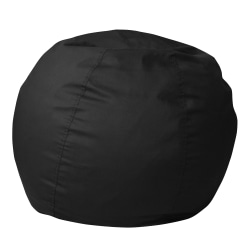 Flash Furniture Small Bean Bag Chair For Kids And Teens, Black