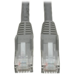 Tripp Lite 14ft Cat6 Gigabit Snagless Molded Patch Cable RJ45 M/M Gray 14', N201014GY