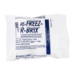 San Jamar EZ-Chill Refreezable Ice Pack, White