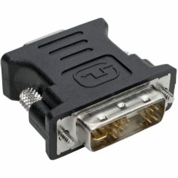 Eaton Tripp Lite Series DVI to VGA Adapter Converter DVI-A Analog Male HD15 Female - Display adapter - HD-15 (VGA) (F) to DVI-A (M) - black