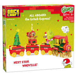 Brickcraft The Grinch Who-Express Train Brick Building Set, Total Qty 1