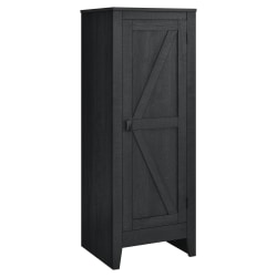 Ameriwood™ Home Farmington Storage Cabinet, 47-13/16"H x 17-1/4"W x 15-13/16"D, Black