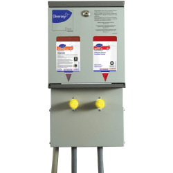 Diversey J-Fill Duo Cleaner Dispensing System, 19-1/2"H x 10"W x 6-1/2"D, Gray