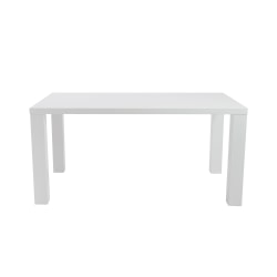 Eurostyle Abby Dining Table, 30"H x 63"W x 35-1/2"D, White