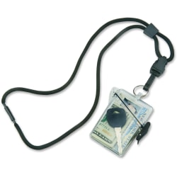 SKILCRAFT® Waterproof Multi ID Holder With Lanyard, 6"H x 6"W x 6"D, Pack Of 12 (AbilityOne 8455-01-625-9782)